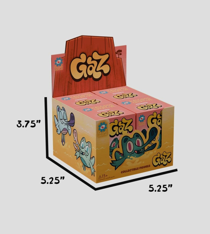 Gaz Mini Figures 7 cm Blind Box Display (4) 7