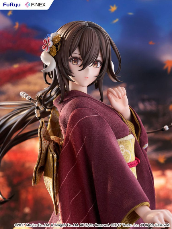 Azur Lane F:Nex PVC Statue 1/4 Mikasa blue flower komachi Ver. Japanese Doll 43 cm 9