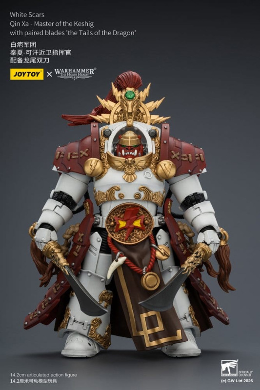Warhammer The Horus Heresy Action Figure White Scars Qin Xa - Master of the Keshig 14 cm 1