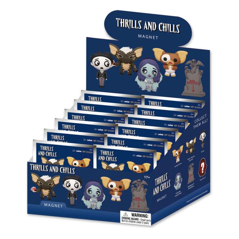 Thrills and Chills Magnets Series 1 Display (12)