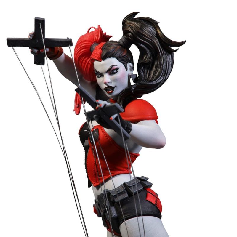 DC Comics Red, White & Black Statue 1/10 Harley Quinn by Emanuela Lupacchino 18 cm