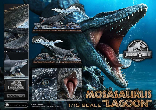 Jurassic World Legacy Museum Collection Statue 1/15 Mosasaurus "Lagoon" Bonus Version 57 cm 6