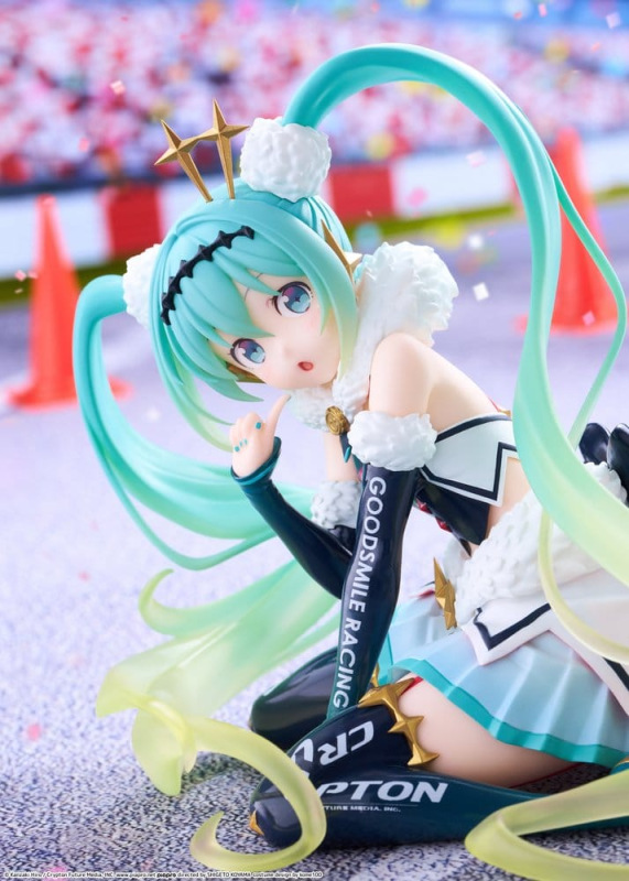 Hatsune Miku Taito Kuji PVC Figure Racing Miku 2018 Ver. Round 8 13 cm 6