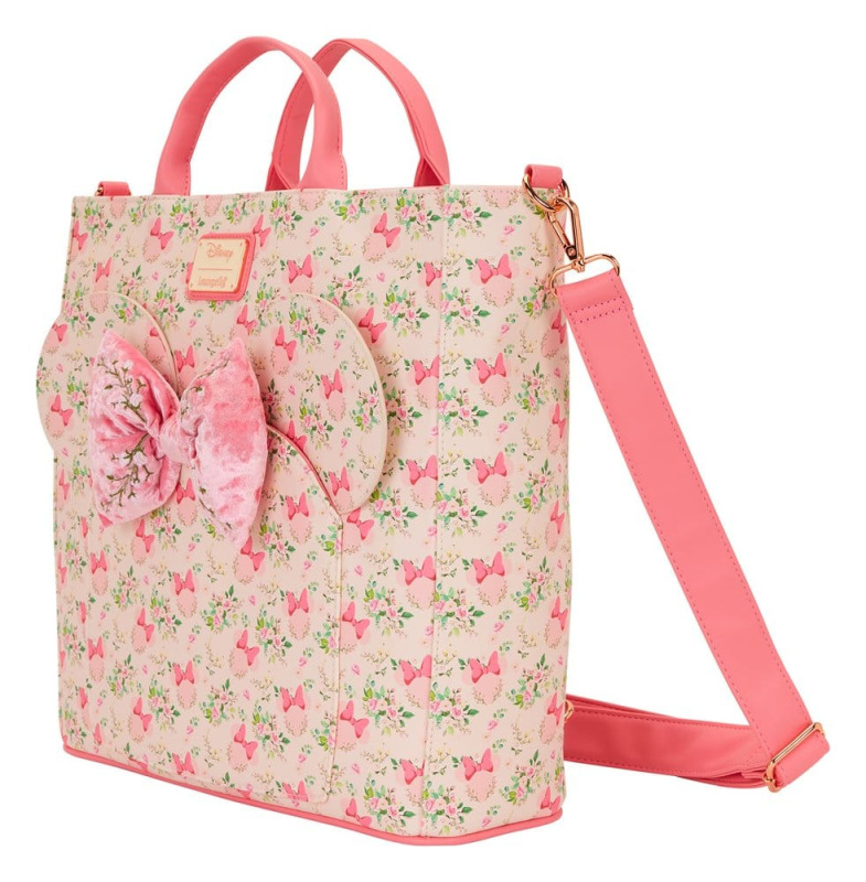 Disney by Loungefly Backpack and Tote Bag Minnie Mouse Floral 1