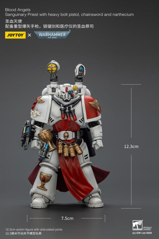 Warhammer 40,000 Action Figure Blood Angels Sanguinary Priest 12 cm 2