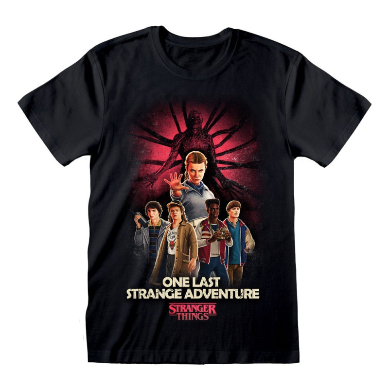 Stranger Things T-Shirt Group Artwork One Last Strange Adventure Colour Size S