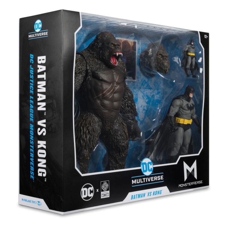 DC Justice League Monsterverse DC Multiverse Action Figures 2-Pack Batman & Kong 29 cm 12