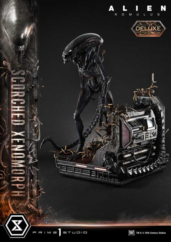 Alien: Romulus Museum Masterline XL Statue 1/3 Scorched Xenomorph Deluxe Version 98 cm 7