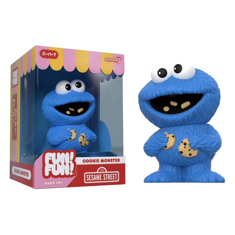 Sesame Street FUN! FUN! Vinyl Action Figure Wave 02 Cookie Monster 13 cm 5