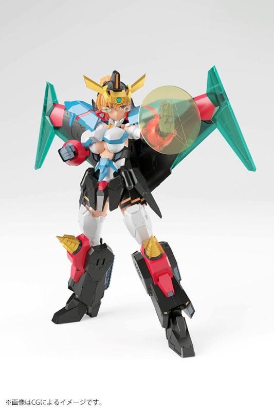 The King of Braves GaoGaiGar Cross Frame Girl Plastic Model Kit Star Gaofighgar 19 cm