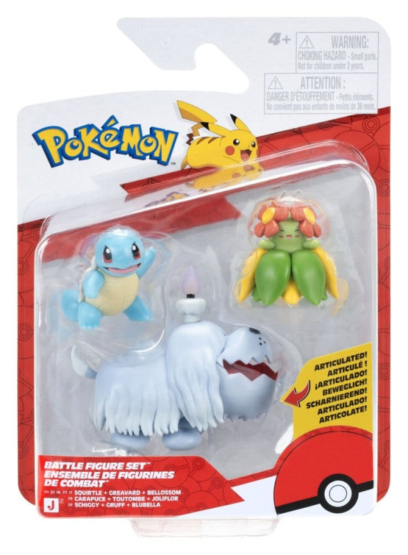 Pokémon Battle Figure Action Figures 3-Pack ver. 29 Assortment (4) 4
