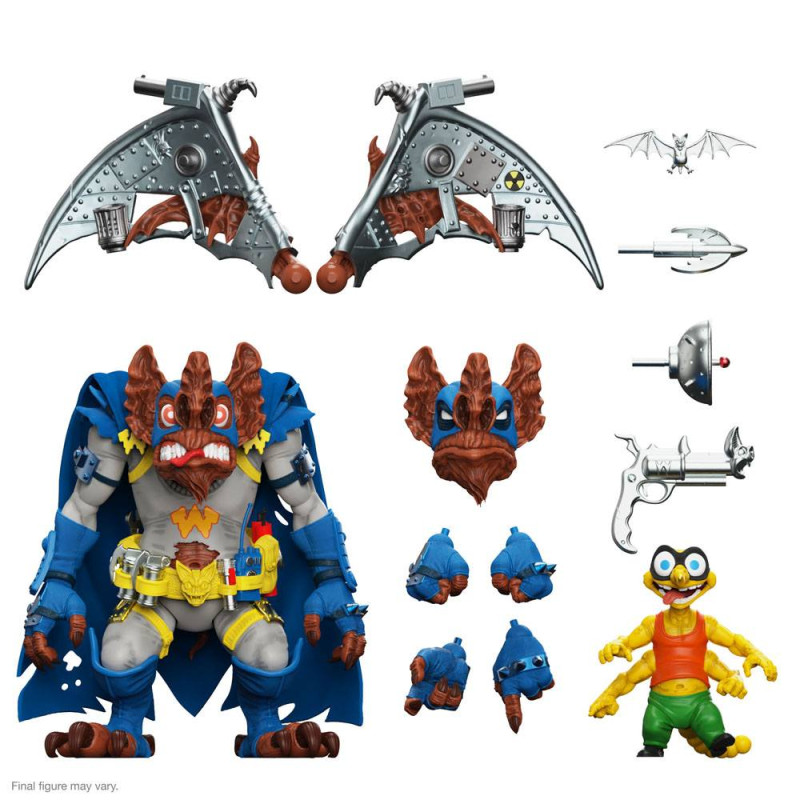 Teenage Mutant Ninja Turtles Ultimates Action Figure Wingnut & Screwloose 18 cm 6