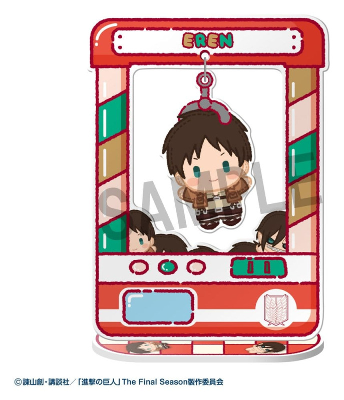 Attack on Titan Acrylic Figure Chara Catcher 9 cm Blind Box Display (8) 1
