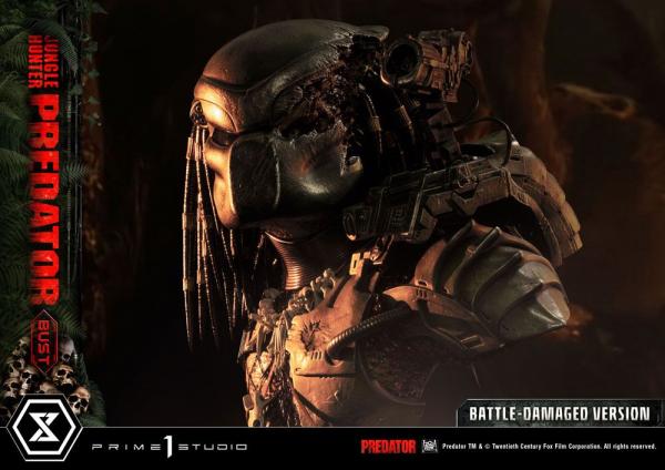 Predator: Jungle Hunter Predator Battle-Damaged Version 1/3 Bust - Prime 1 Studio