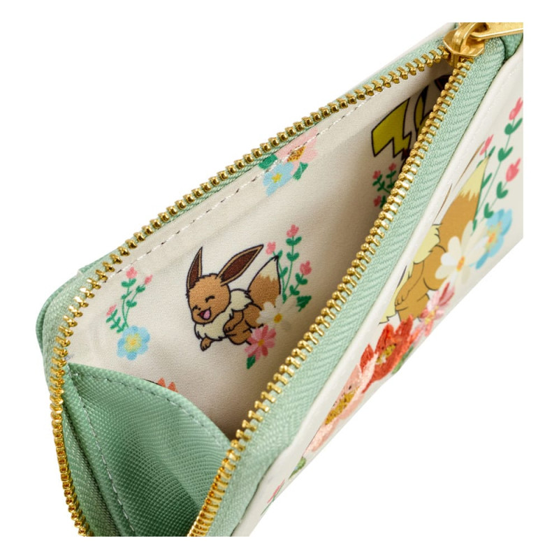 Pokemon by Loungefly Wallet Pikachu & Eevee Floral 3