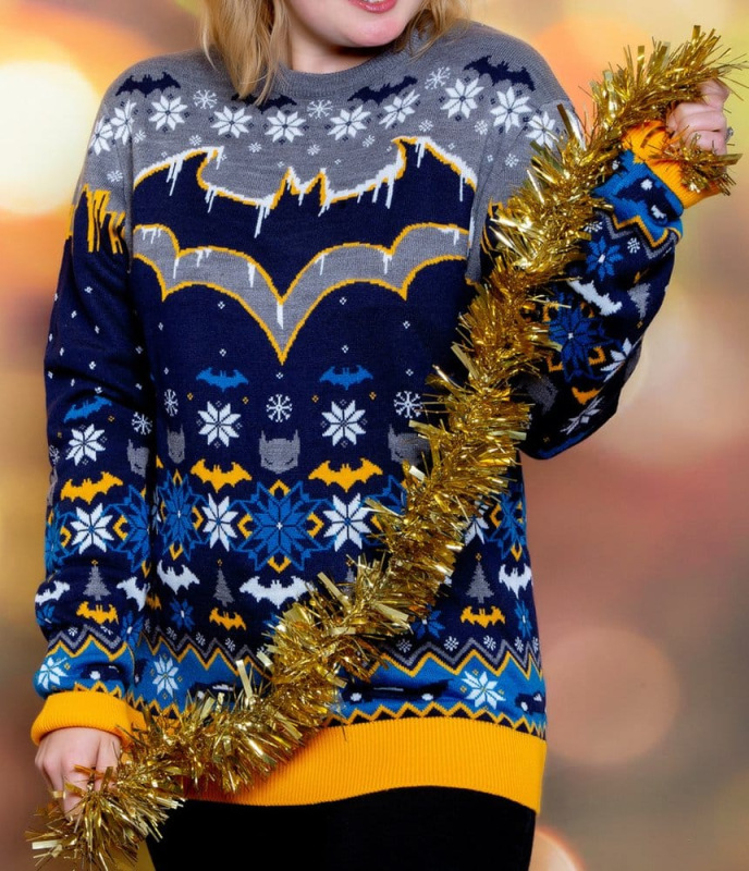 Batman Christmas Sweater Frosty Size XXXL 1