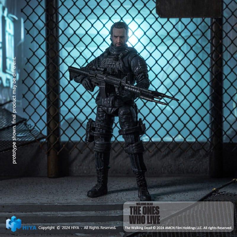 The Walking Dead: The Ones Who Lived Exquisite Mini Action Figure 1/18 Daryl Dixon Dark Eyes Walker