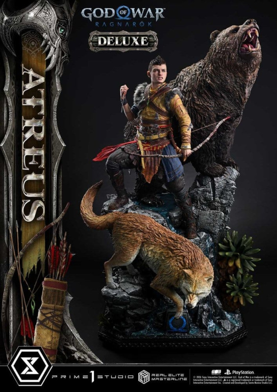 God of War: Ragnarok Real Elite Masterline Statue 1/3 Atreus DX Bonus Version 96 cm 4