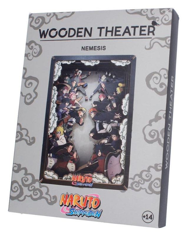 Naruto Model Kit Wooden Theatre Combat (Large) 26 cm 5