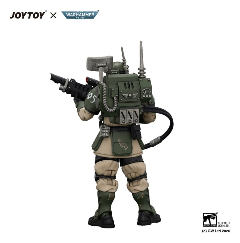 Warhammer Action Figure Astra Militarum Kasrkin 3 with Hot-shot Lasgun and Vox-caster 1