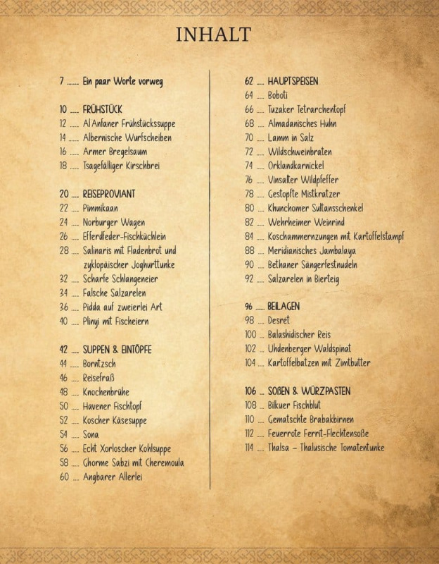 The Dark Eye: The Official Cookbook *German Version* 1