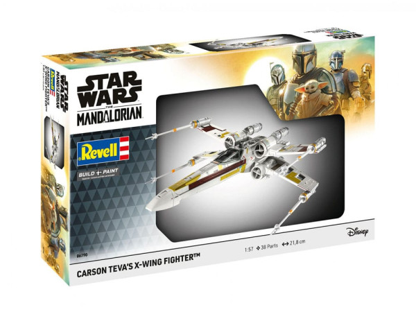 Star Wars Model Kit 1/57 Carson Teva's X-Wing Fighter 22 cm 6