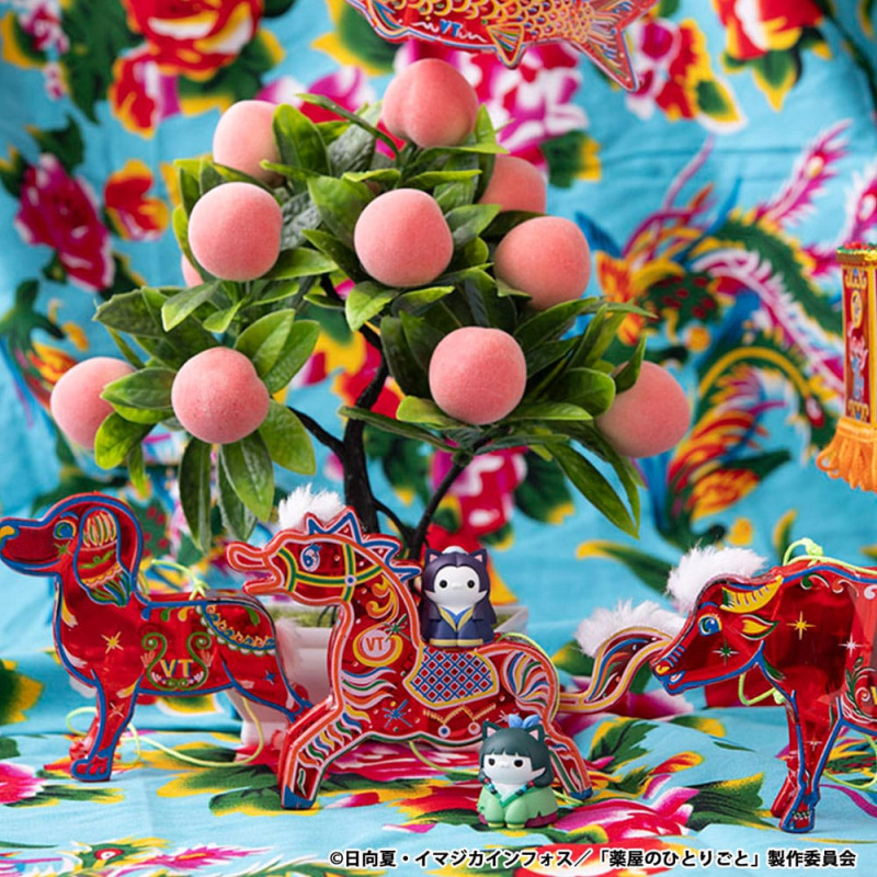 The Apothecary Diaries Mega Cat Project Mini Figures Cats in the Palace! 3 cm Blind Box Display (8) 12