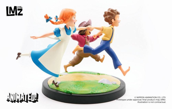 The Adventures of Tom Sawyer Animated! Statue Tom, Huck & Becky 23 cm 3