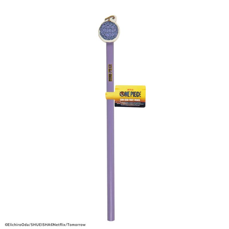 One Piece Pencils with Eraser Topper Gum-gum Fruit