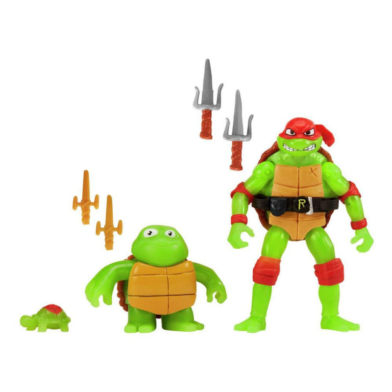 Teenage Mutant Ninja Turtles: Mutant Mayhem Action Figure 3-Pack Evolution Raphael & Leonardo Assort 3