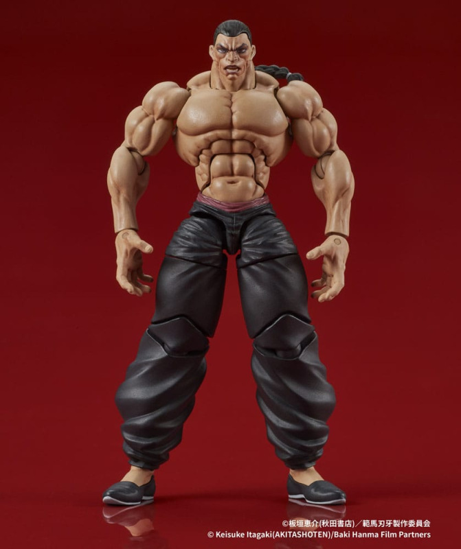 Baki Hanma Digaction Action Figure Retsu Kaioh 7 cm 1