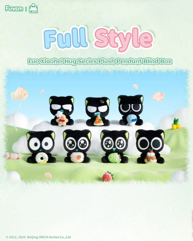 Luo Xiaohei Mini Figures Hug Plush Pendant Series 10 cm Display (6 ) 1