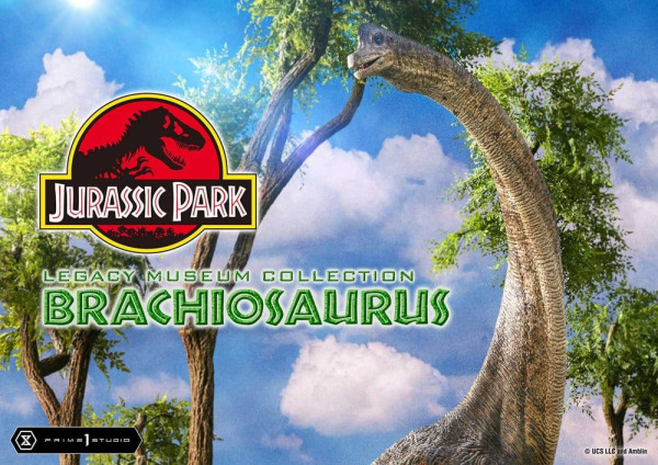 Jurassic Park (Film) Legacy Museum Collection Statue 1/15 Brachiosaurus Bonus Version 128 cm 1