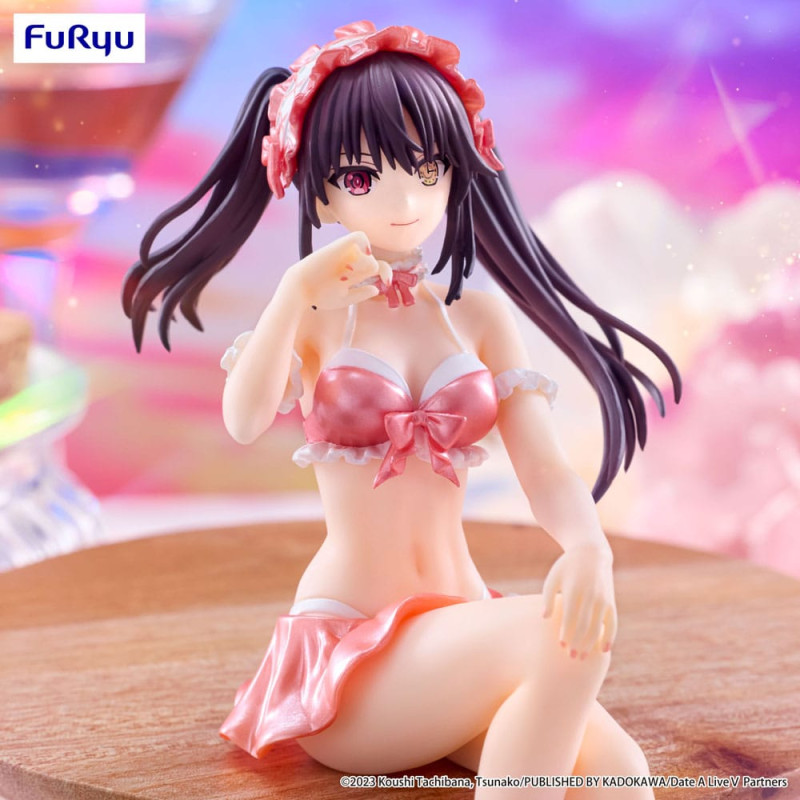 Date A Live V Noodle Stopper PVC Statue Kurumi Tokisaki Swimsuit Pastel Red Color Ver. 15 cm 2