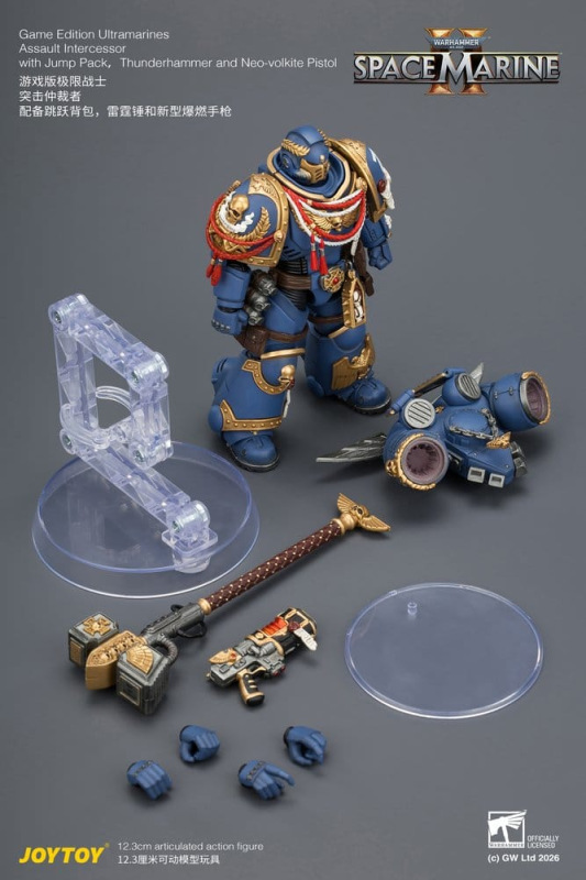 Warhammer Action Figure Game Edition Ultramarines Assault Intercessor 12 cm 9