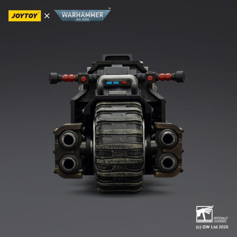 Warhammer 40,000 Raider-pattern Combat Bike Raven Guard with twin-linked bolt rifles 22 cm 2
