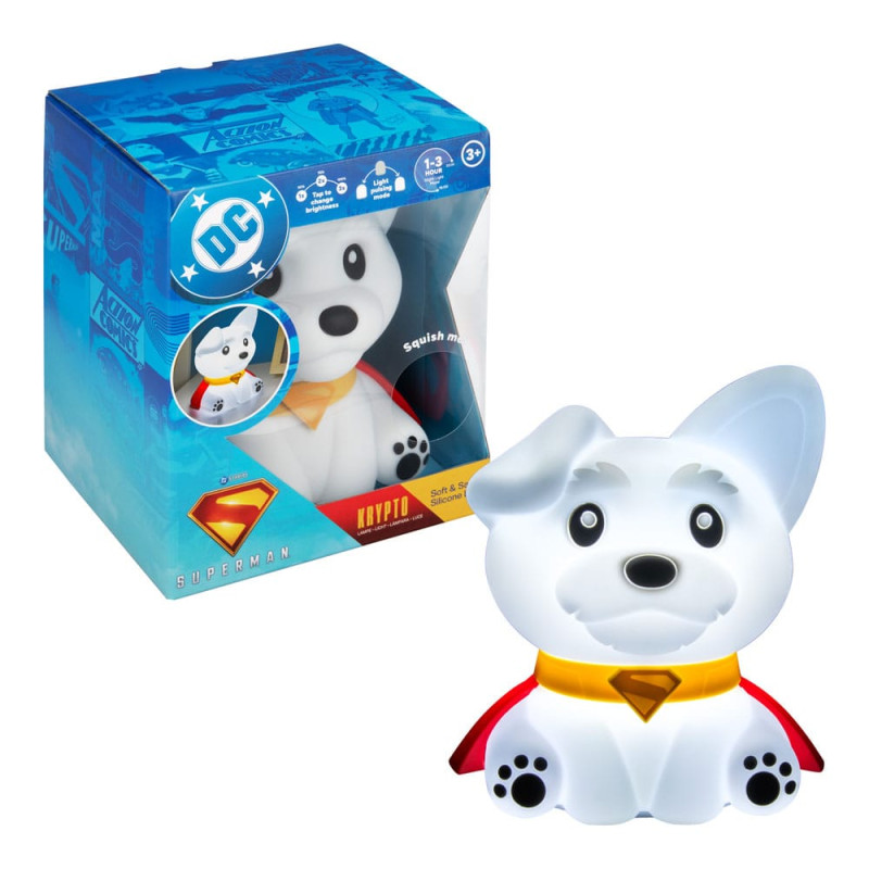 DC Comics Squishy Glo Silicon Light Superman Krypto 17 cm 1