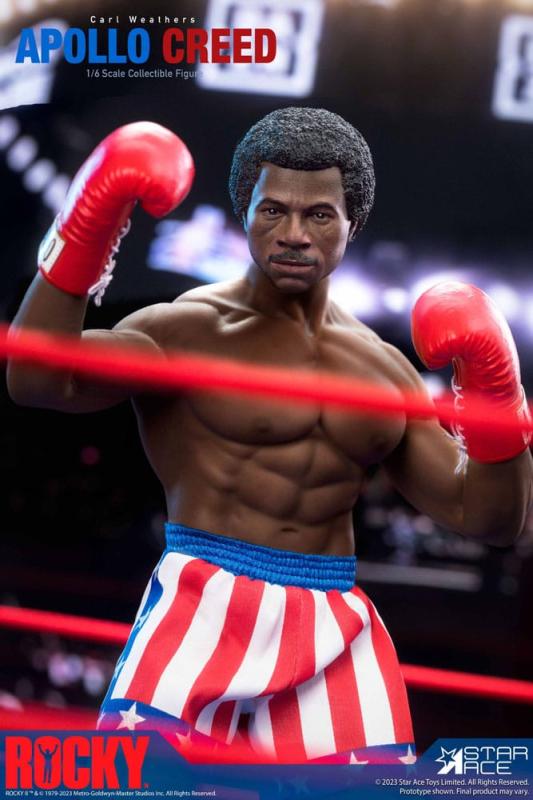 Rocky Statue 1/6 Apollo Creed Deluxe Version 36 cm