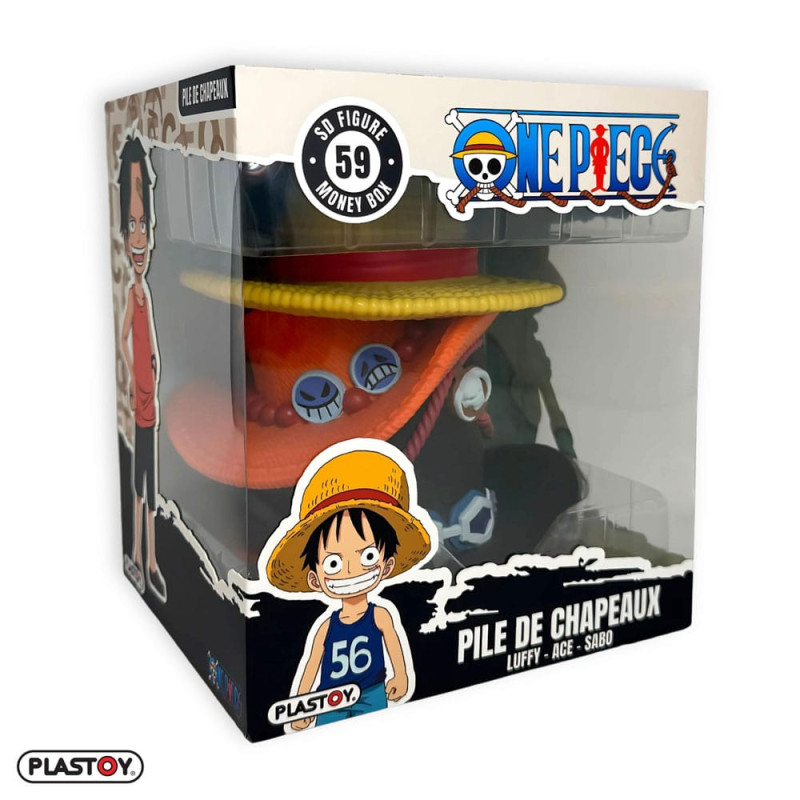 One Piece Coin Bank Stack of Hats 3