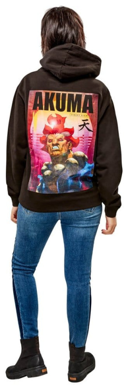 Street Fighter Hooded Sweater Akuma Reverse Size XXL 2