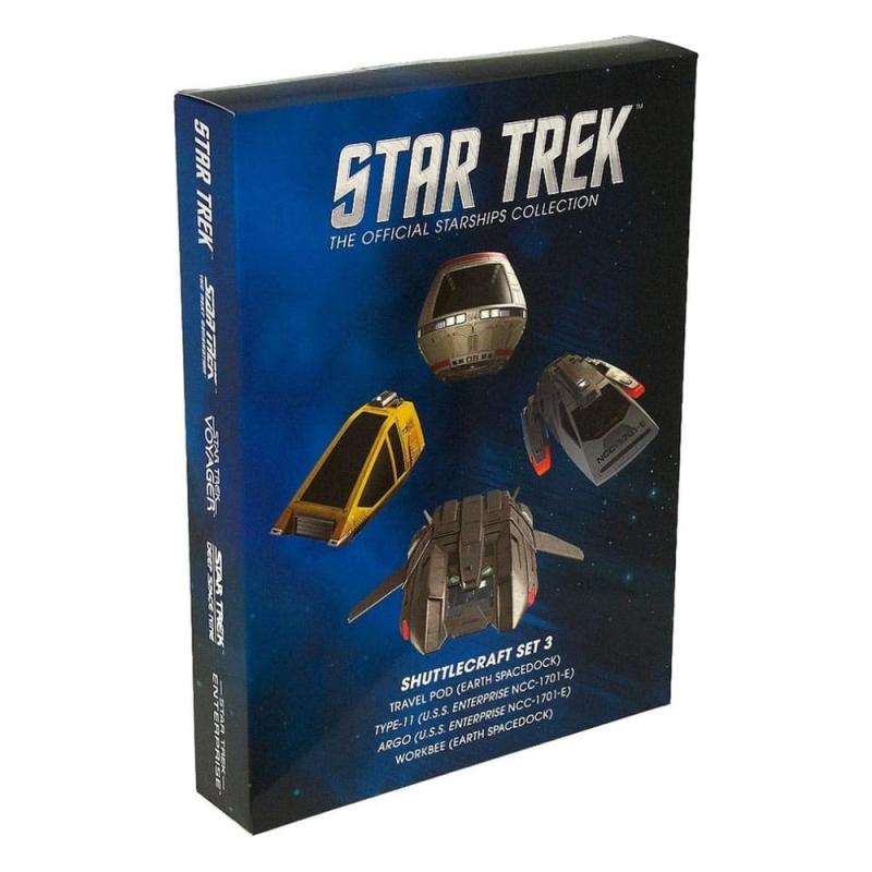 Star Trek Starship Diecast Mini Replicas Shuttle Set 3