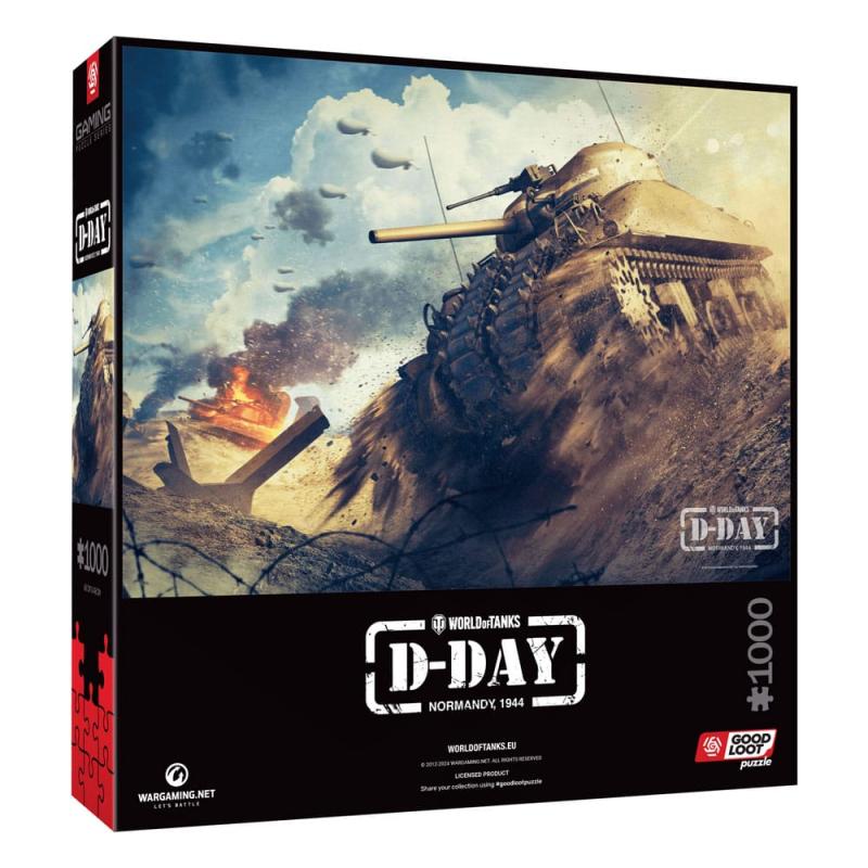 World of Tanks Gaming Puzzle D-Day (1000 pieces)