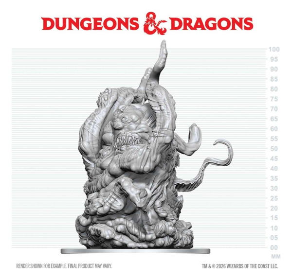 Dungeons & Dragons Nolzur's Marvelous Miniatures Unpainted Miniature Shoggoth 20 cm 3