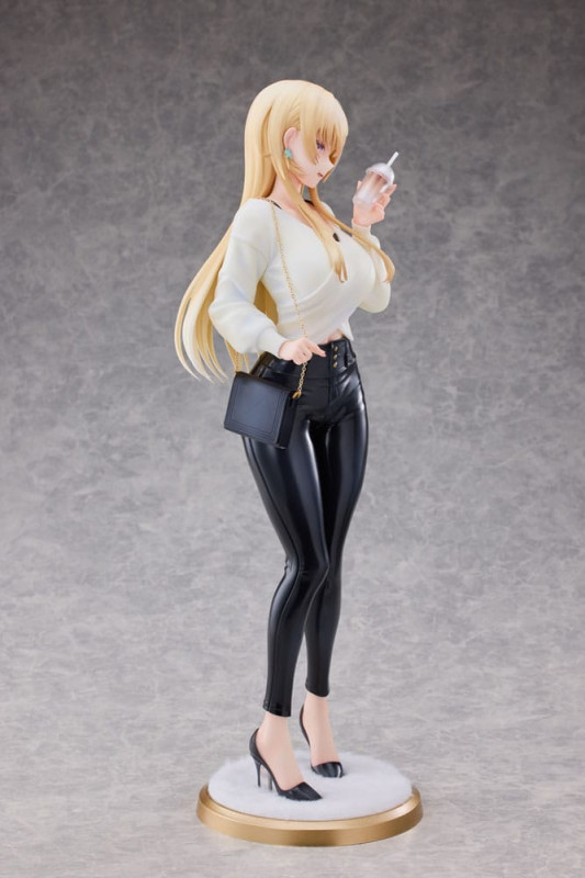 Original Character Statue 1/4 Aoi Koigakubo Illustrated by Fujiko Leather Pants Deluxe Edition 42 cm 3
