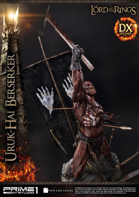 Lord of the Rings: Uruk-Hai Berserker Deluxe Version - Statue 1/4 - Prime 1 Studio