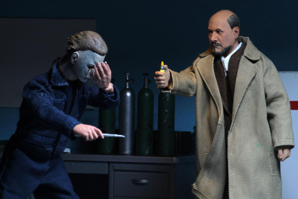 Halloween 2 Retro Action Figure 2-Pack Doctor Loomis & Laurie Strode 20 cm 3