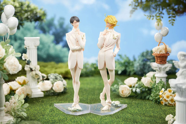 Doukyusei PVC Statues 2-Pack 1/7 Hikaru Kusakabe & Licht Sajo: Wedding Ver. 24 cm 14