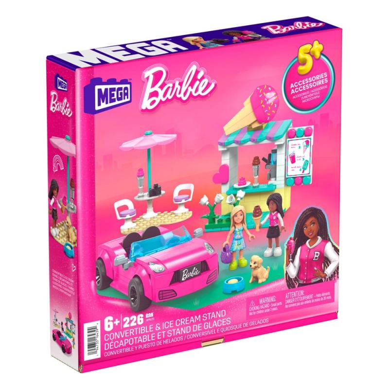 Barbie MEGA Construction Set Convertible & Ice Cream Stand