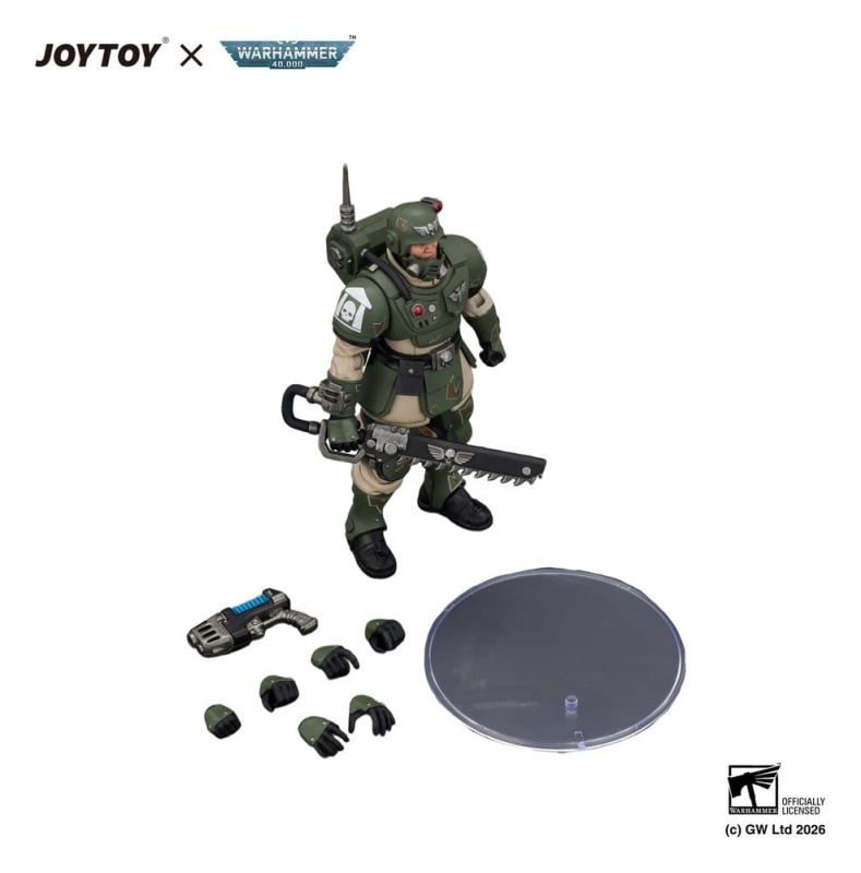 Warhammer Action Figure Astra Militarum Kasrkin 1 with Chainsword and Plasma Pistol 4