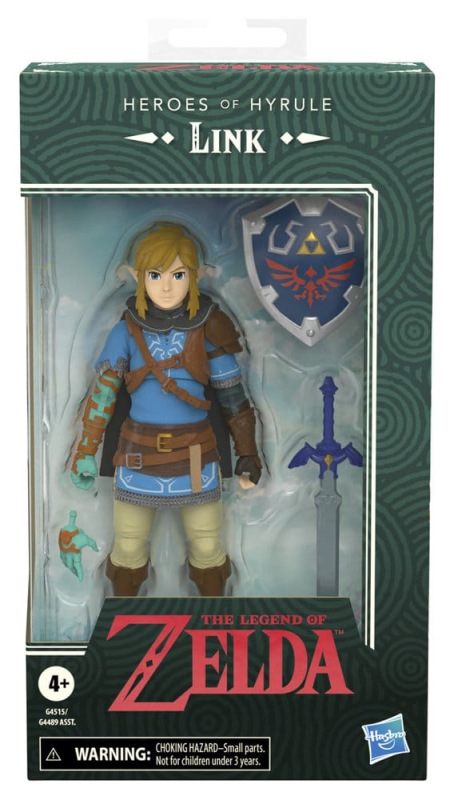 The Legend of Zelda: Tears of the Kingdom Heroes of Hyrule Action Figure Link 15 cm 11